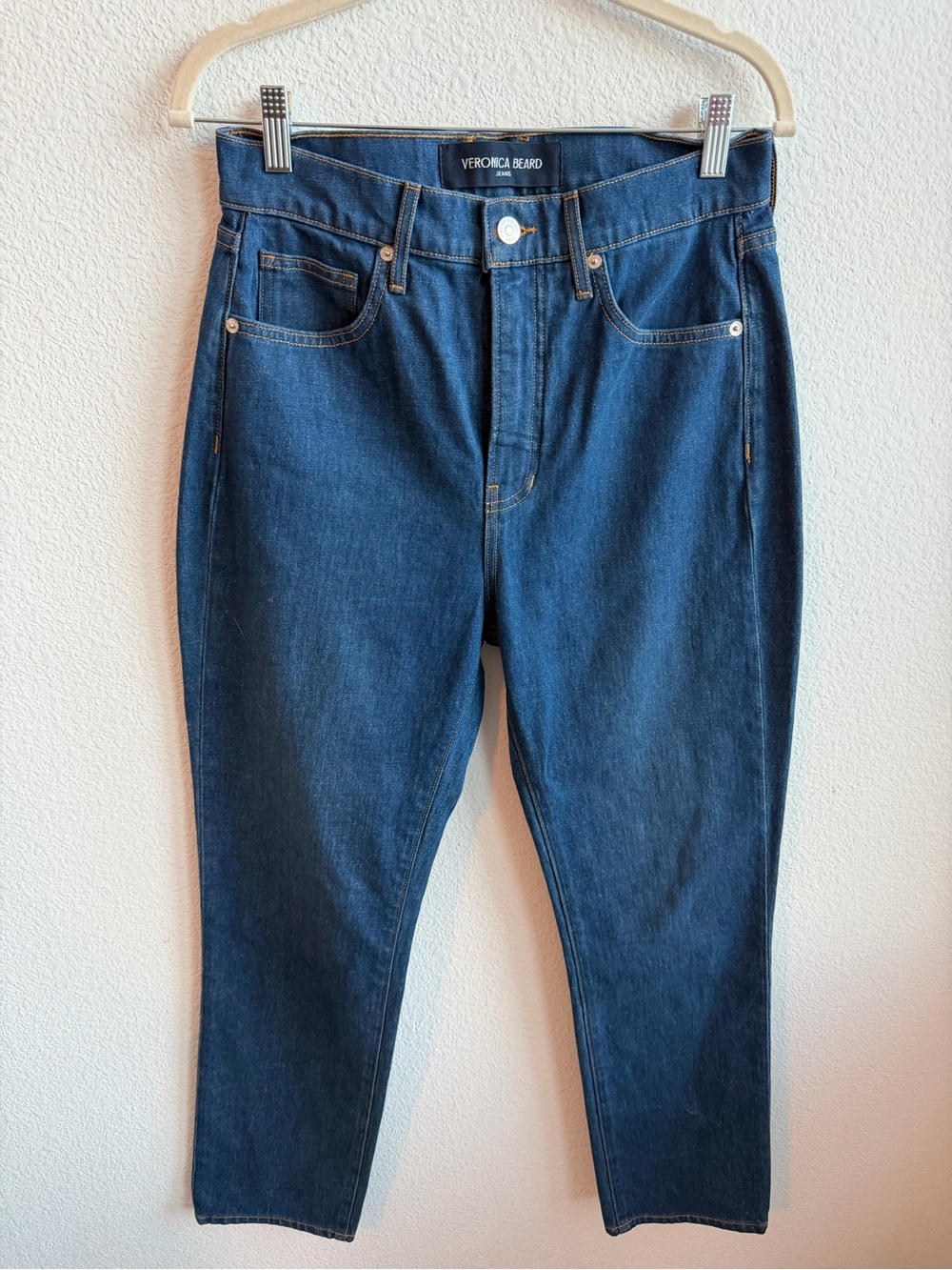 Veronica Beard Alenah Slim Straight High Rise Size 28